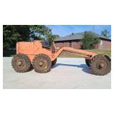 Structo Road Grader ï¿½ Vintage Metal Toy