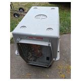 large dog plastic travel kennel