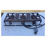 3 burner propane stove