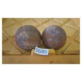 pair of cannon balls