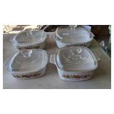 Spice of Life Corning Ware Casseroles with Lids
