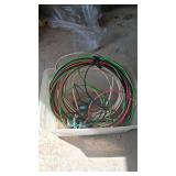 tote with electric wire