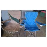 2 folding chairs