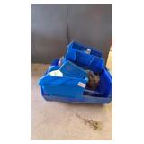 Random sizes stackable bins and contents