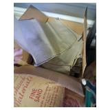 box full of bags for sand - sandbags