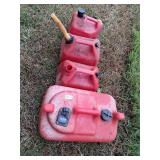 4 fuel containers