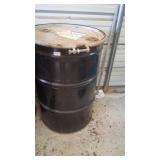 55 gallon drum about half full of lead weights