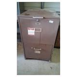 Oxford 2 drawer lockable filing cabinet no key