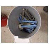 bucket of lead items