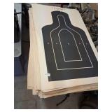 Stack of target sillouettes M9 25 meter