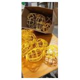 Lot of Approximately 15 Plastic Bulb Covers for