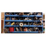 Metal Organizer Unit with Contents Included.