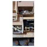 Lot 2 Locking Door Handles and one Dead Bolt all