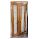 Pair of Wood Frame and Glass French Interior