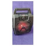 Muze Thunder Wireless Party Speaker. Unit Turns