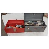 Lot of 2 Metal Toolboxes one Kennedy and one