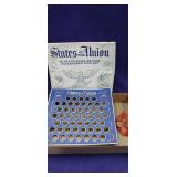 Vintage 50 State Solid Bronze Collectors Coin