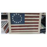 Wall Art 13 Colony United States Flag, Measures