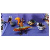 Lot of 5 Vintage Murano Glass Art Pcs