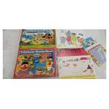 Lot of 5 Various Vintage Plat Sets. Items are