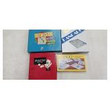 Lot of 4 Vintage Games. Bingo Kangaroo Po-ke-no.