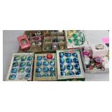 Lot of 7 Boxes of Vintage Christmas Ornaments See
