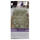Lot of 15 Christmas Drinking Glasses