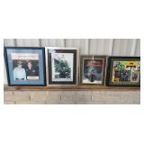 Lot of 4 Autographed Racing Pictures. 8x10? No
