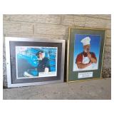 Lot of 2 Various Autographed Pictures.