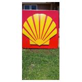 Large Plastic Shell Gasoline Sign Insert.