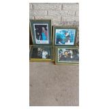 Lot of 4 Quaker Steak & Lube Wall Dï¿½cor