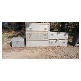 Lot of 6 Various Metal Truck Tool Organizer