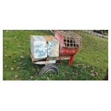 Tow Behind Concrete Mixer with Motor. Does Not
