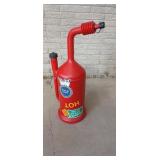 Plastic Gas Can Quaker Steak & Lube Wing Sauce