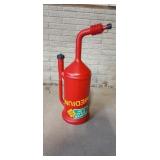 Plastic Gas Can Quaker Steak & Lube Wing Sauce