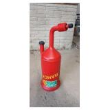 Plastic Gas Can Quaker Steak & Lube Wing Sauce