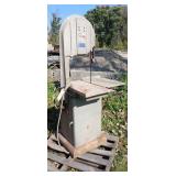 Vintage Superbird Deluxe Meat Band Saw. Working