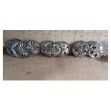 Lot of 12pcs Plastic 14" "Spinner" Hubcaps. One