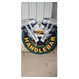 Quaker Steak & Lube HANDLEBAR Plastic Wall Sign.