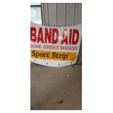 Metal Band-Aid Damaged Stock Car Hood. NASCAR??