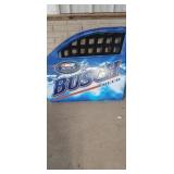 Plastic Busch Beer Wall Dï¿½cor Stock Car Door.
