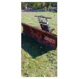Boss 90" Steel Snow Plow with Frame. No Lights.