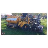 Leeboy 8510 Asphalt Paving Machine. Meter Reads