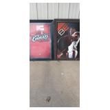 Lot of 2 Framed Posters. Cavs & B. Edward