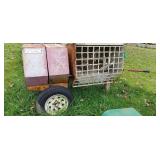 Tow Behind Concrete Mixer with Motor. Does Not