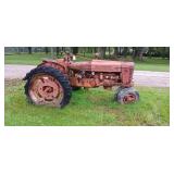 Antique Farmall H Tractor for Parts, Restoration,