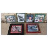Lot 6 Autographed Pictures to Quaker Steak &