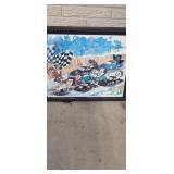 Lot of 2 Stock Car Prints. See Photos For