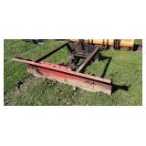 96" Skid Steer Homemade Steel Straight Push Snow