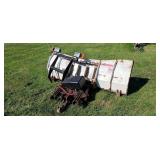 Blizzard 90" Steel Snow Plow with Frame, Lights,